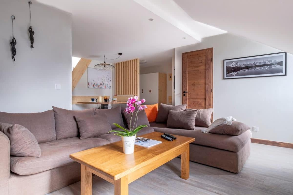L'Appart 52, Magnifique Duplex En Plein Coeur De Chamonix-Mont-Blanc Zewnętrze zdjęcie